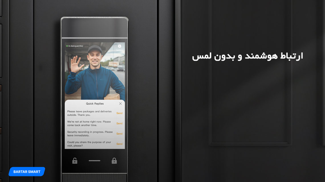 دستگیره دیجیتال آکوبلا SL60 دستگیره هوشمند Akubela SL60